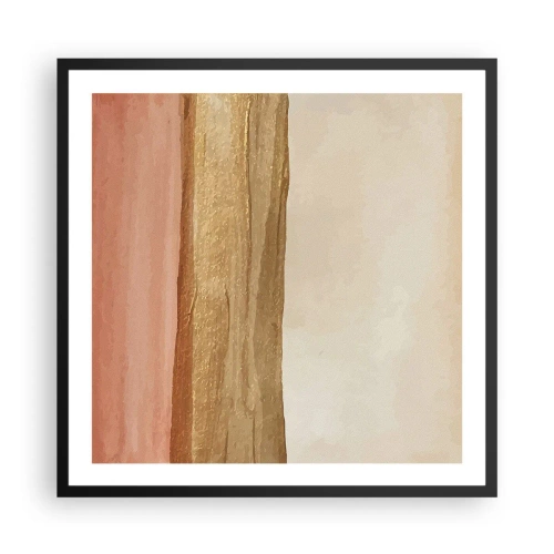 Plagát v čiernom ráme - Vertikálna kompozícia - 60x60 cm