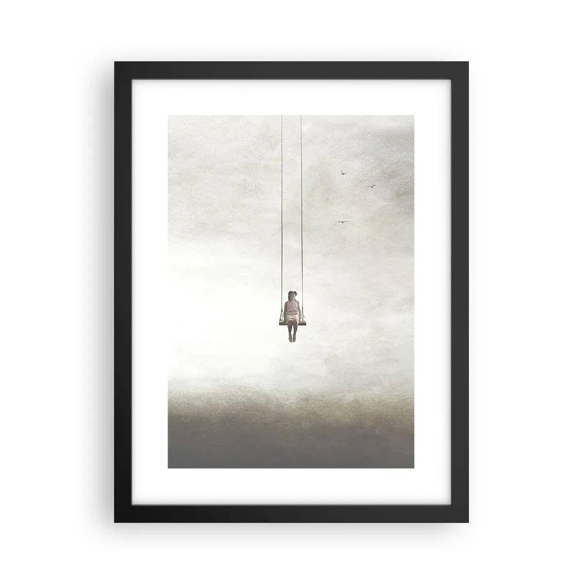 Plagát v čiernom ráme - Dieťa v nás - 30x40 cm