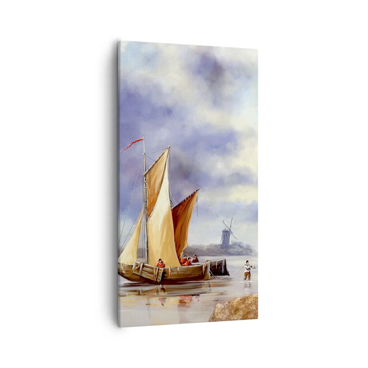 Obraz na plátne - Návrat námorníkov - 55x100 cm