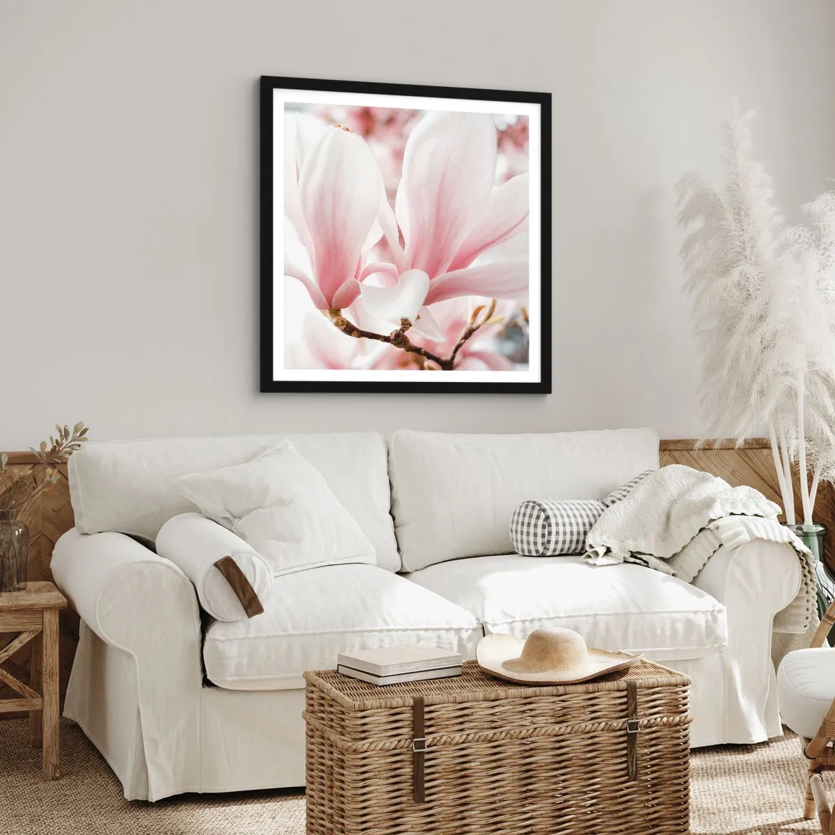 Plagát v čiernom ráme - Nesmiernosť nežnosti - 40x40 cm