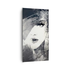 Obraz na plátne - Za šedým závojom - 65x120 cm