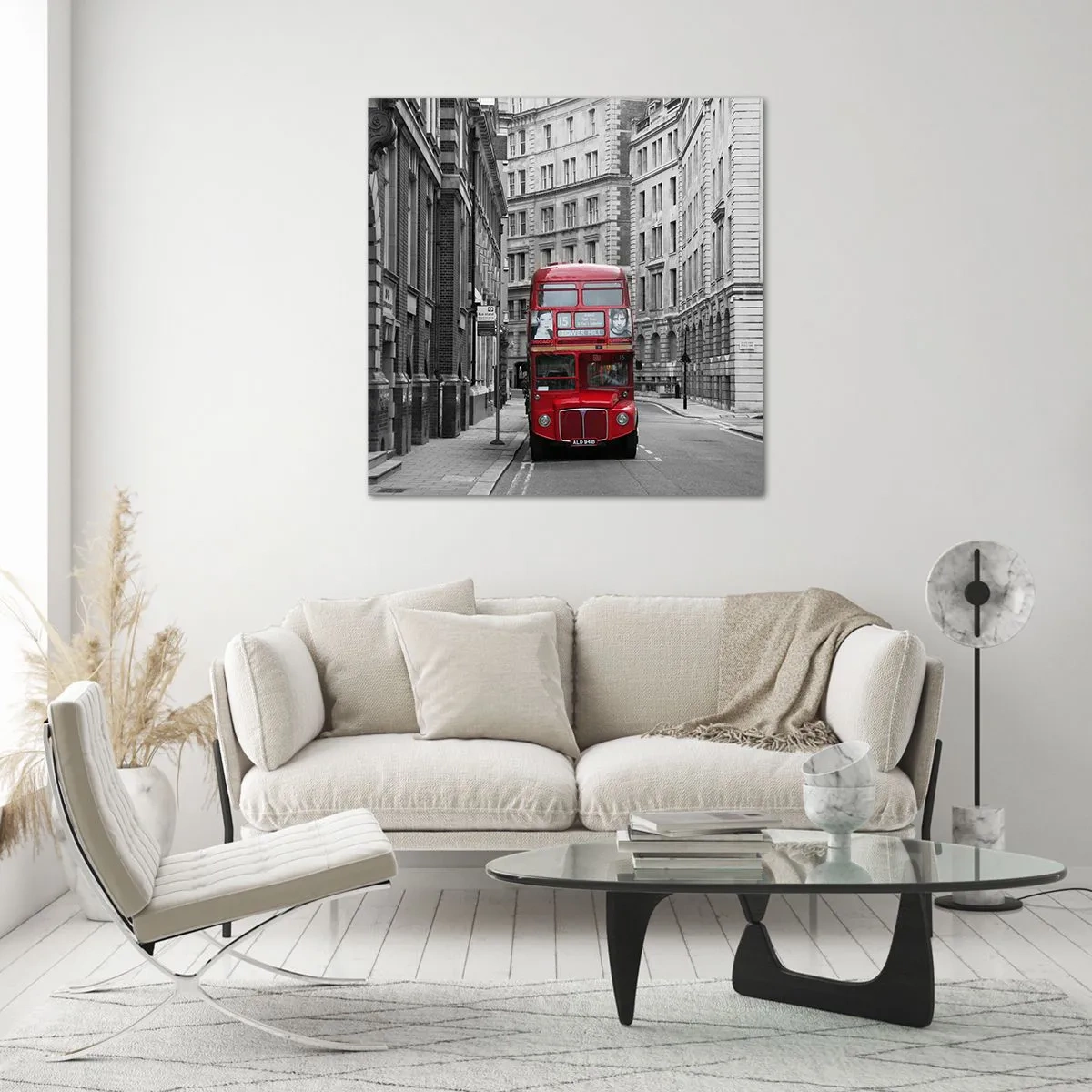 Obraz na skle - Všednosť nemusí byť šedá - 40x40 cm