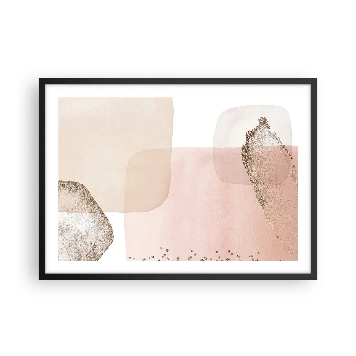 Plagát v čiernom ráme - Pohľad cez farby - 70x50 cm