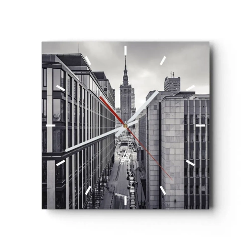 Nástenné hodiny - Varšavské údolie - 30x30 cm