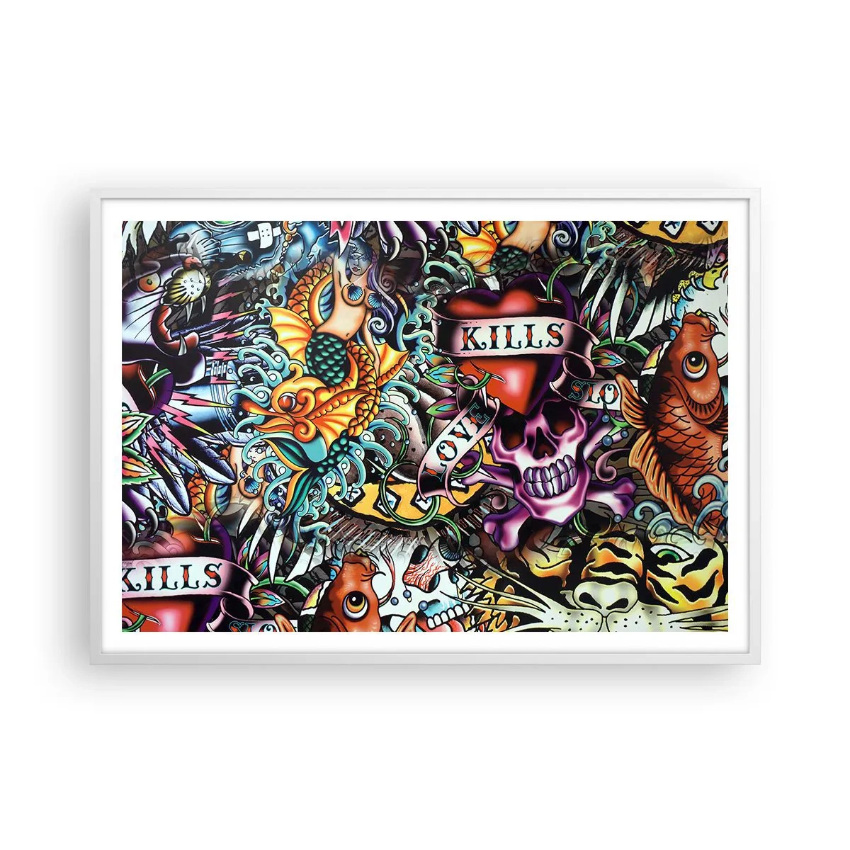 Plagát v bielom ráme - Sen tatéra - 100x70 cm