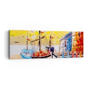 Obraz na plátne - Šťastný návrat - 90x30 cm