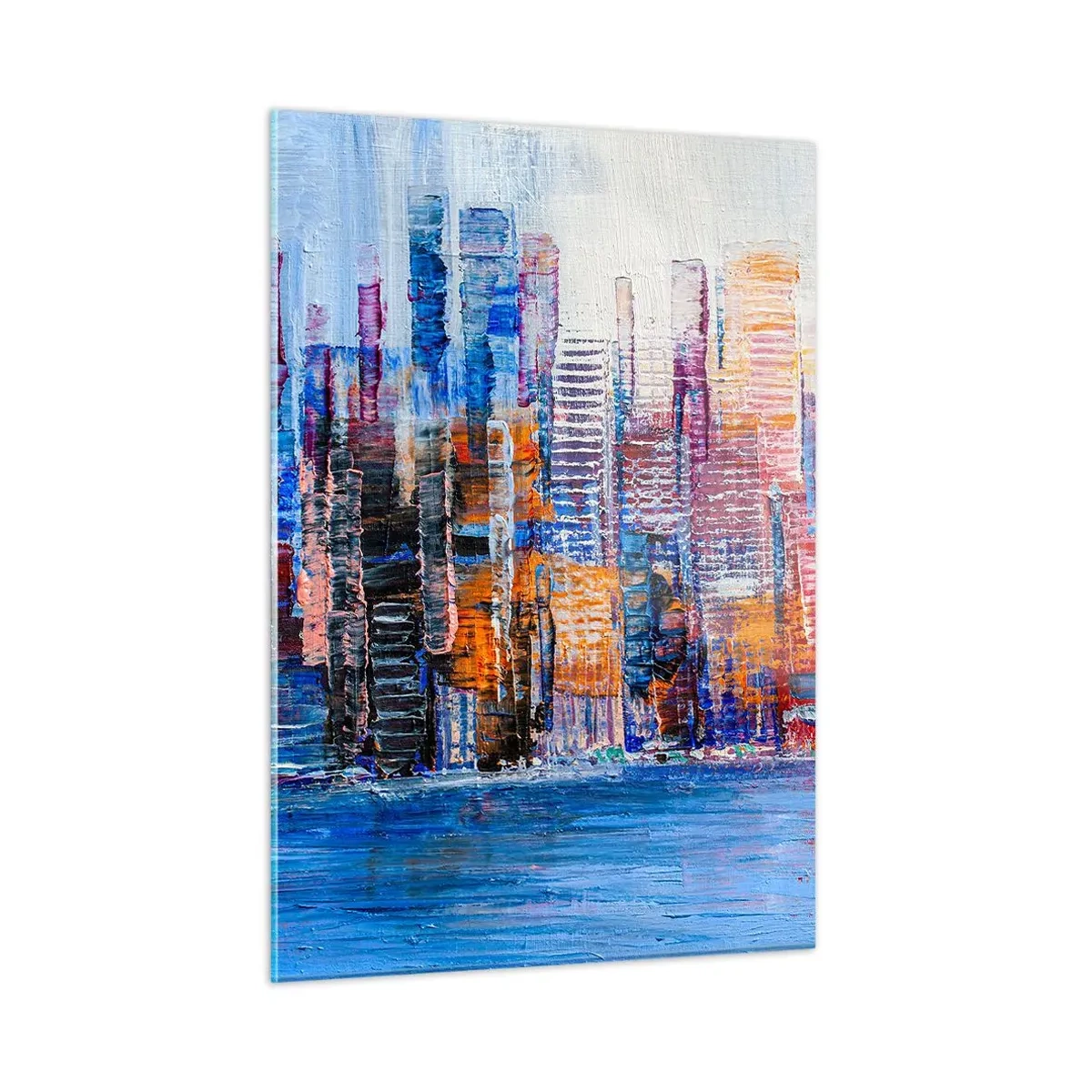 Obraz na skle - Radostná metropola - 50x70 cm