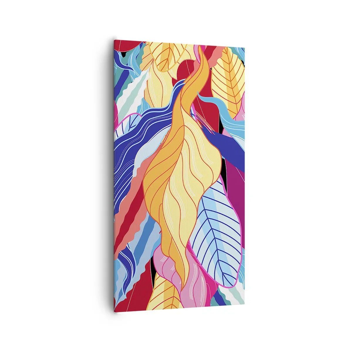 Obraz na plátne - Farebný neporiadok - 65x120 cm