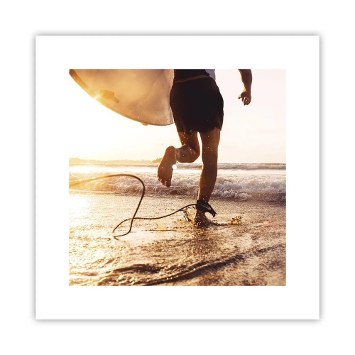 Plagát - V ústrety vlne - 30x30 cm