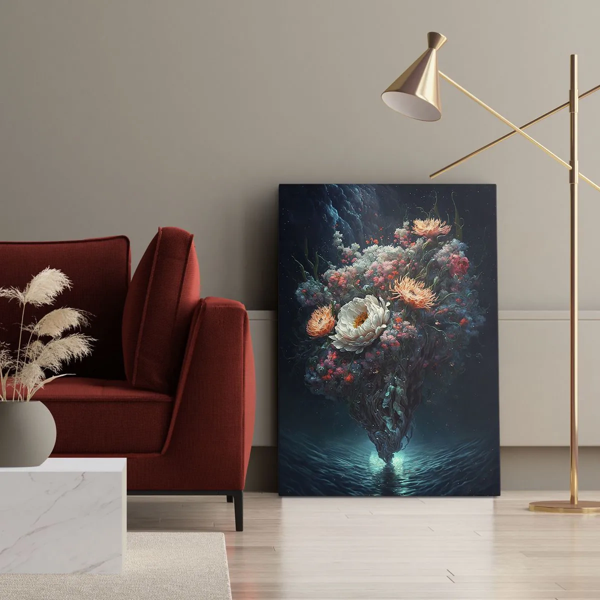 Obraz na plátne - Podivná záhrada - 50x70 cm