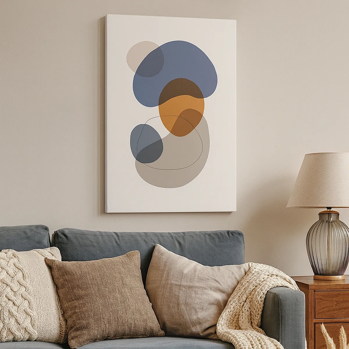 Obraz na plátne - Kvapky farieb - 50x70 cm