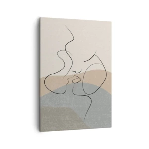 Obraz na plátne - Ako ťah štetcom - 50x70 cm