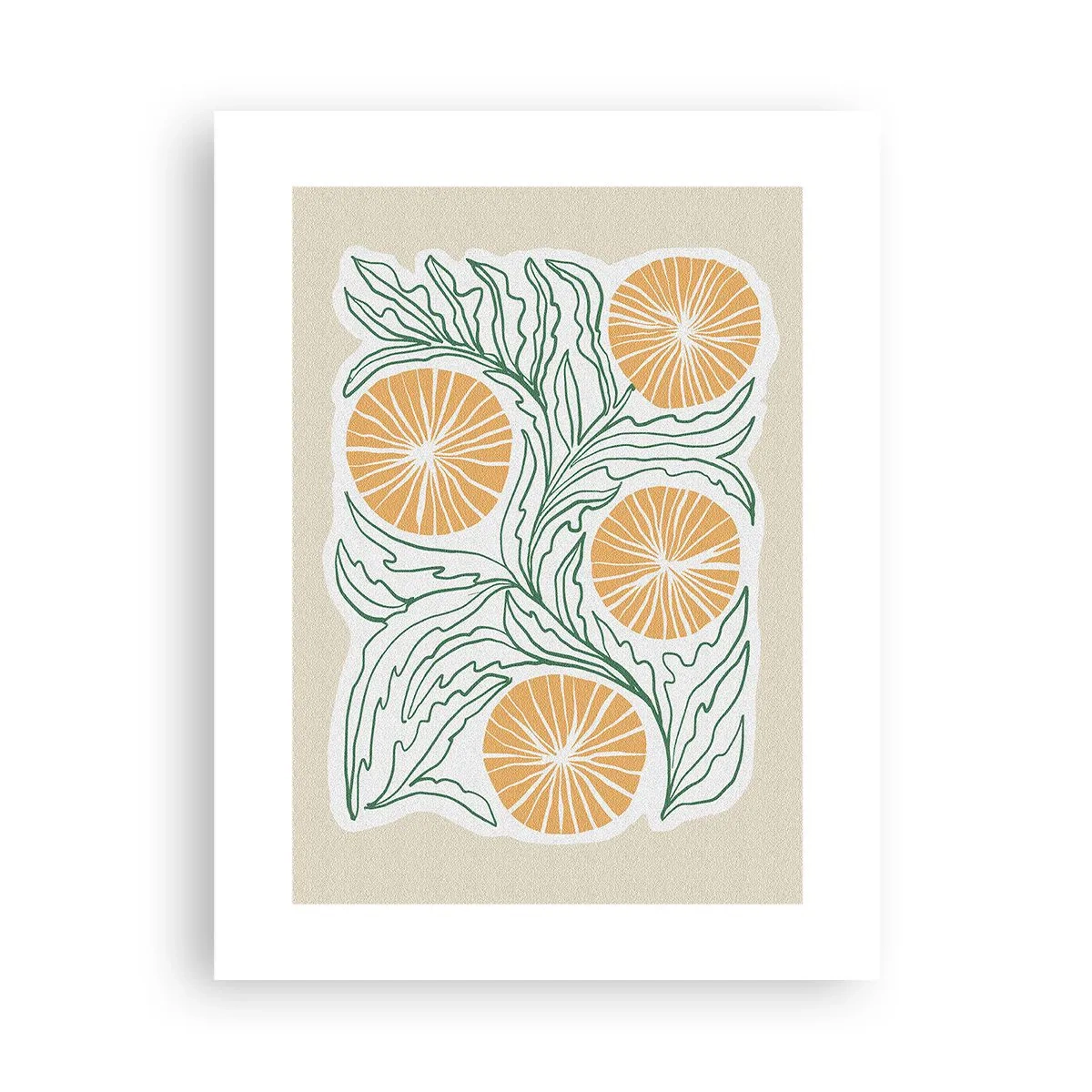 Plagát - Etnicky s abstraktným nádychom - 30x40 cm