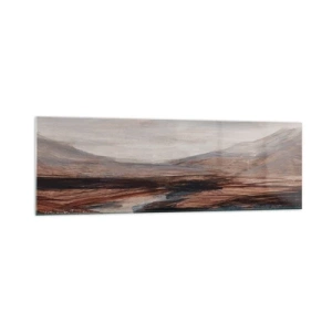 Obraz na skle -  Pokojné údolie - 160x50 cm