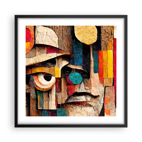 Plagát v čiernom ráme - Vidím ťa… - 50x50 cm