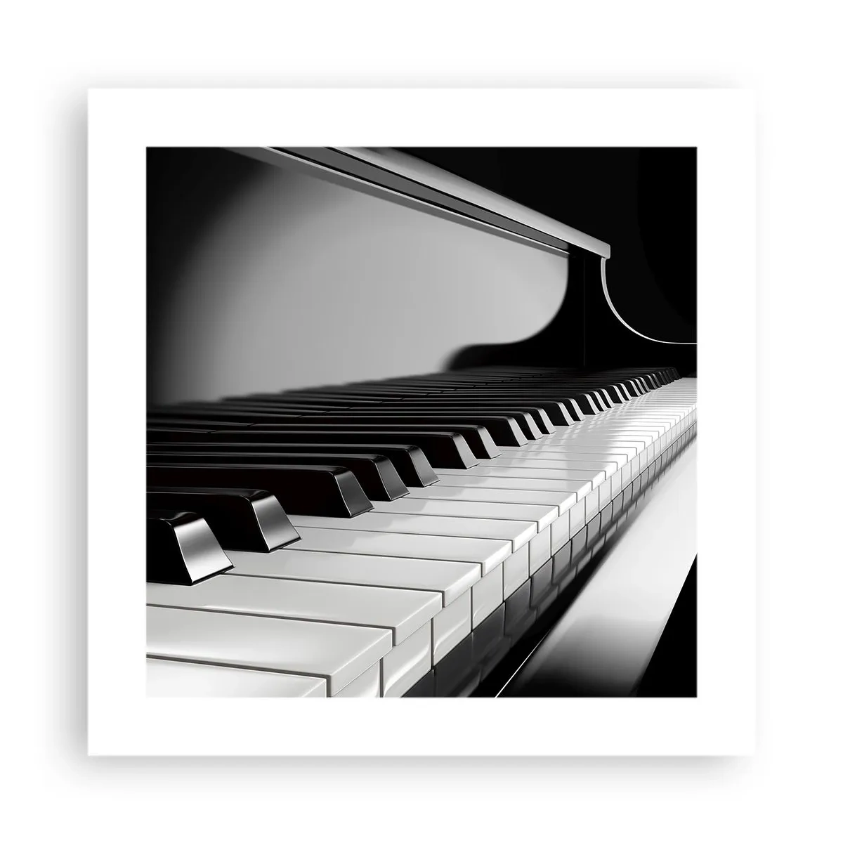 Plagát - Harmónia tvarov a farieb - 40x40 cm