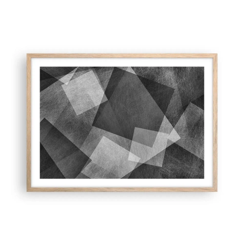 Plagát v ráme zo svetlého duba - Odveký symbol trvalosti a poriadku - 70x50 cm