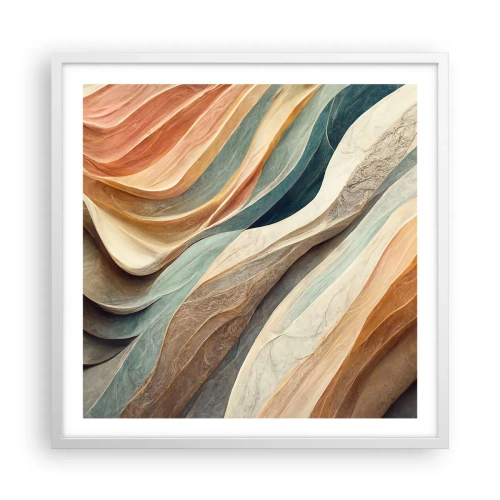 Plagát v bielom ráme - Okamih pred zmenou - 60x60 cm