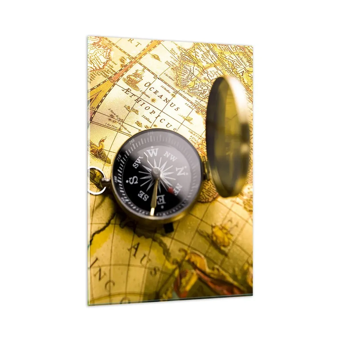 Obraz na skle - Čo tak na koniec sveta? - 80x120 cm