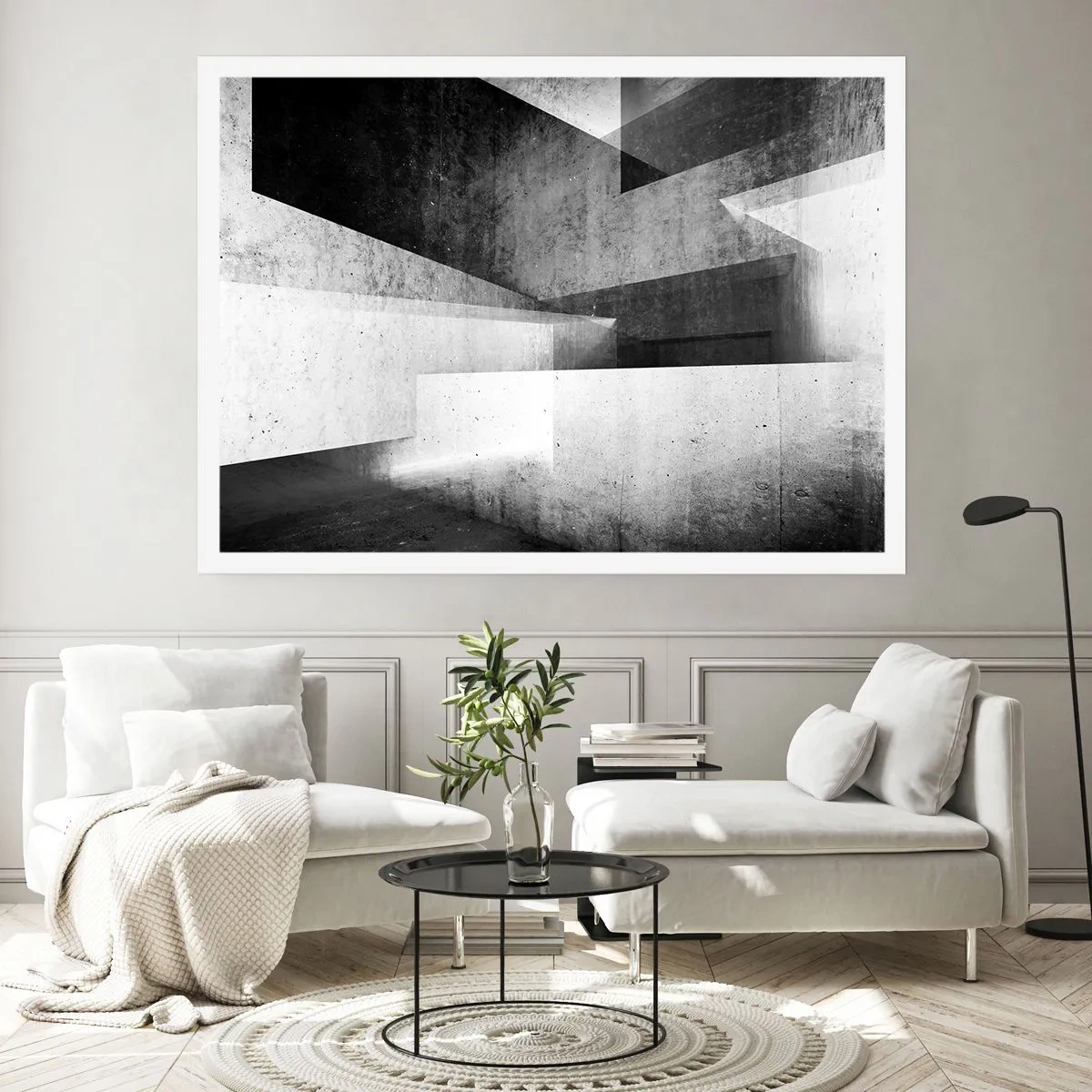 Plagát - Štruktúra priestoru - 100x70 cm