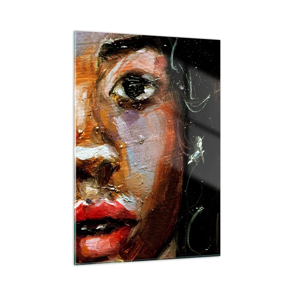 Obraz na skle - Čierna a jas - 50x70 cm