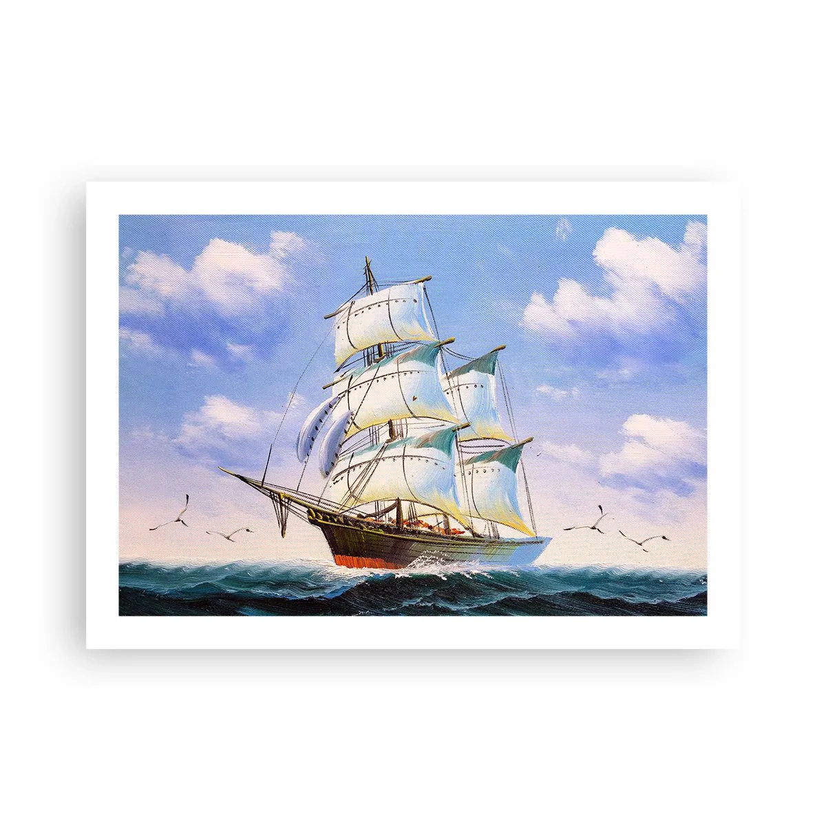 Plagát - Hrdo s vetrom - 70x50 cm