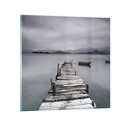 Obraz na skle - Zajtra môžeš vyraziť - 40x40 cm