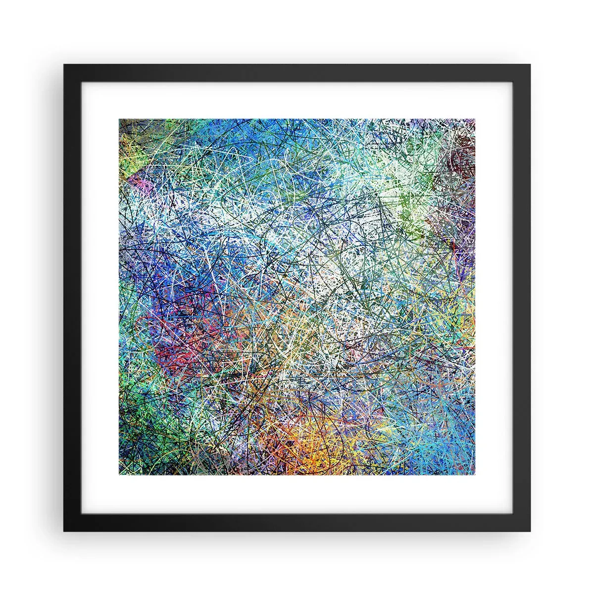 Plagát v čiernom ráme - To nie je tak jednoduché - 40x40 cm