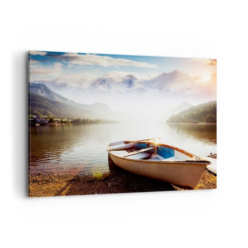 Obraz na plátne - Pri veľkej a čistej vode - 100x70 cm