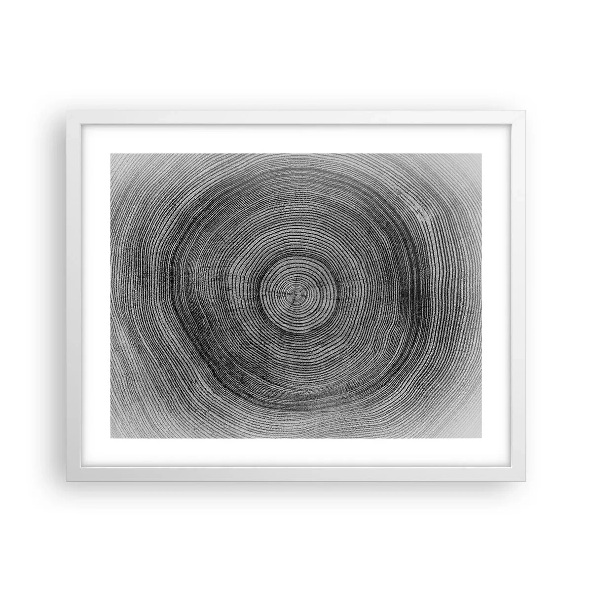 Plagát v bielom ráme - Znamenie doby - 50x40 cm