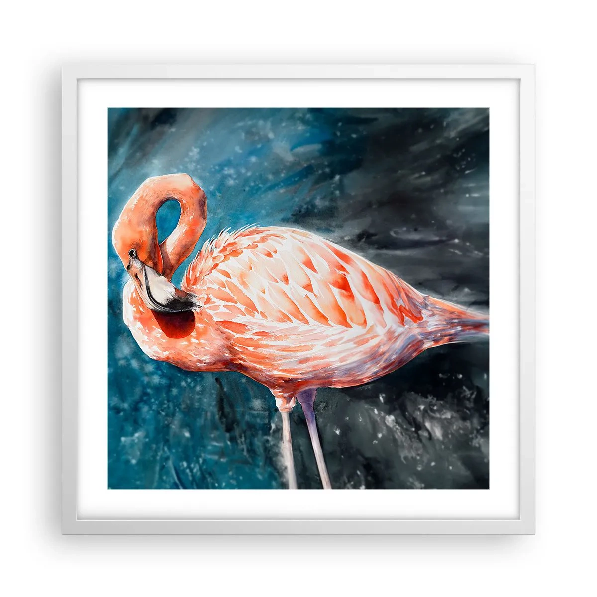 Plagát v bielom ráme - Dekoratívne od prírody - 50x50 cm