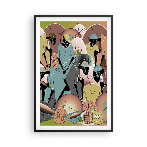 Plagát v čiernom ráme - Blíži sa veľký sviatok - 61x91 cm