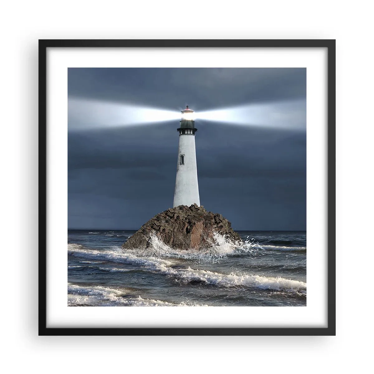 Plagát v čiernom ráme - Tu…tu…tuná! - 50x50 cm