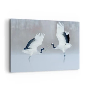 Obraz na plátne - Tanec v hmle - 100x70 cm