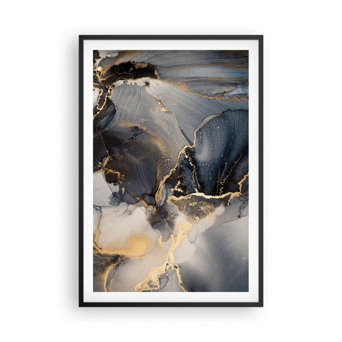 Plagát v čiernom ráme - Život kameňa - 61x91 cm
