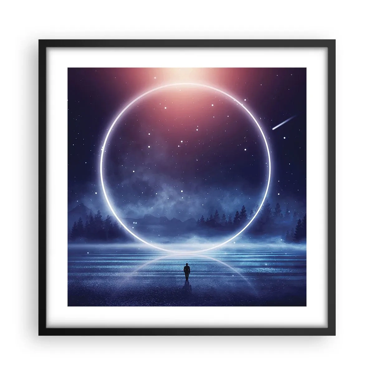 Plagát v čiernom ráme - Už sú tu... - 50x50 cm