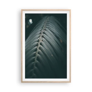 Plagát v ráme zo svetlého duba - Presnosť prírody - 61x91 cm