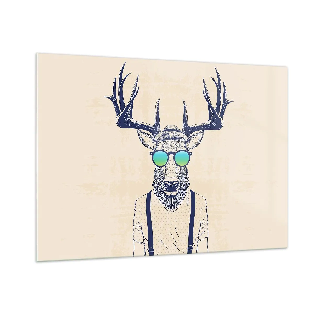 Obraz na skle - A koho si čakal? - 100x70 cm