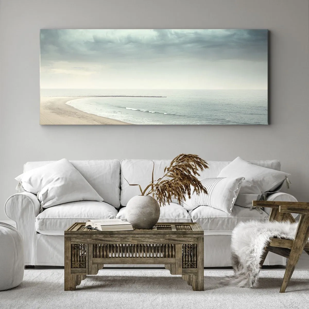 Obraz na plátne - Hľadám pokoj - 100x40 cm