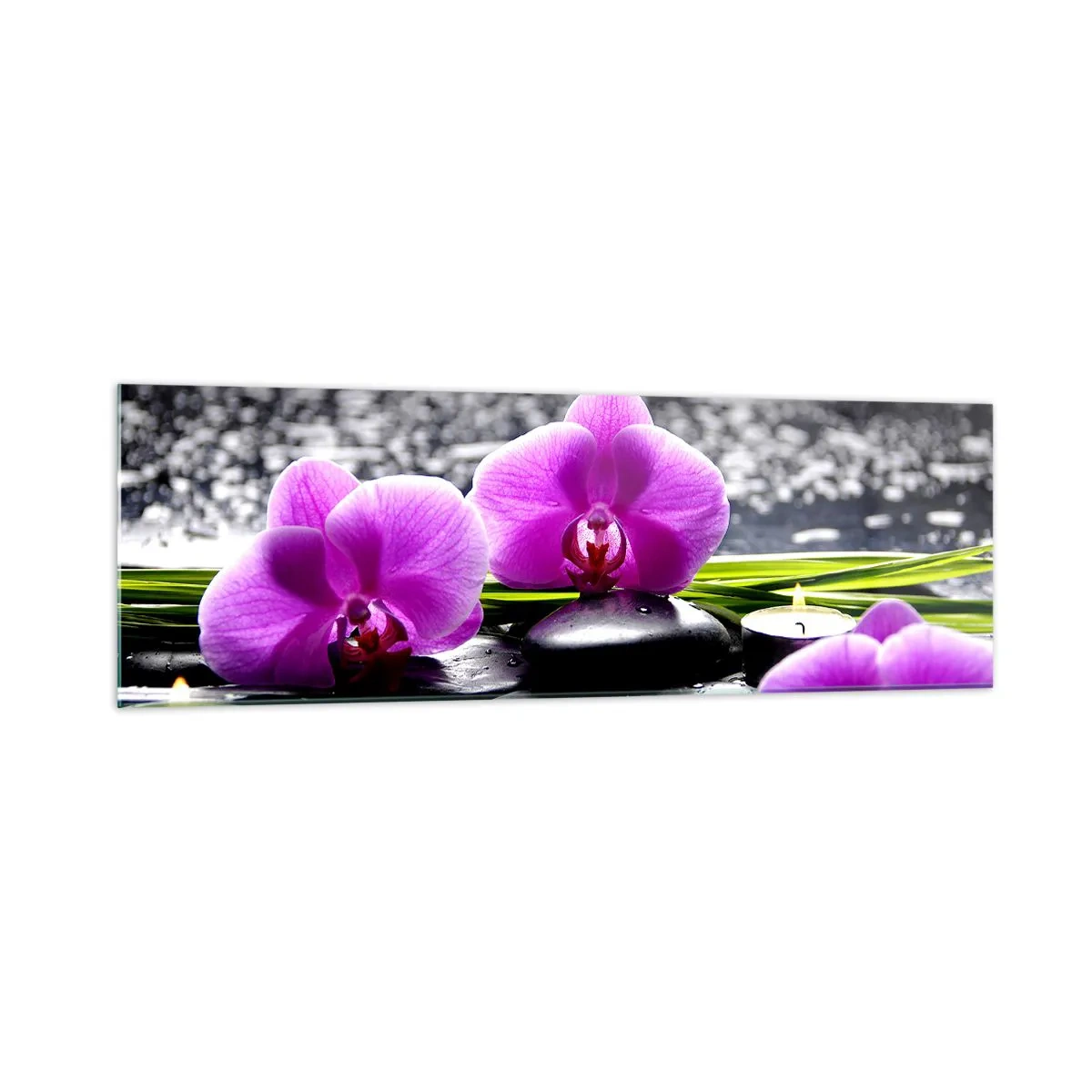 Obraz na skle - Utopiť v tichu a pokoji - 160x50 cm