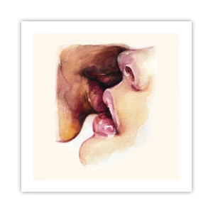 Plagát - Ako noc a deň, zem a nebo - 50x50 cm