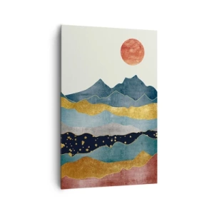 Obraz na plátne - Prierez svetom - 80x120 cm