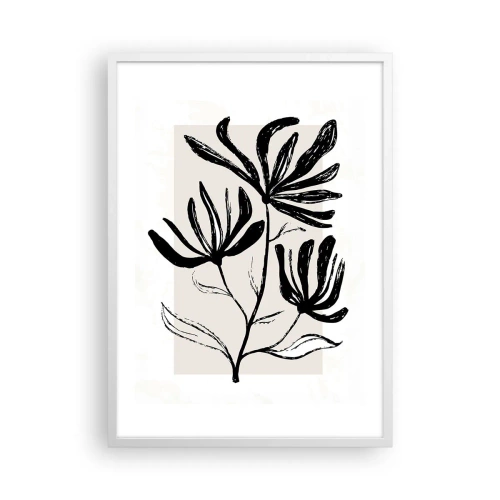 Plagát v bielom ráme - Náčrtok pre herbár - 50x70 cm