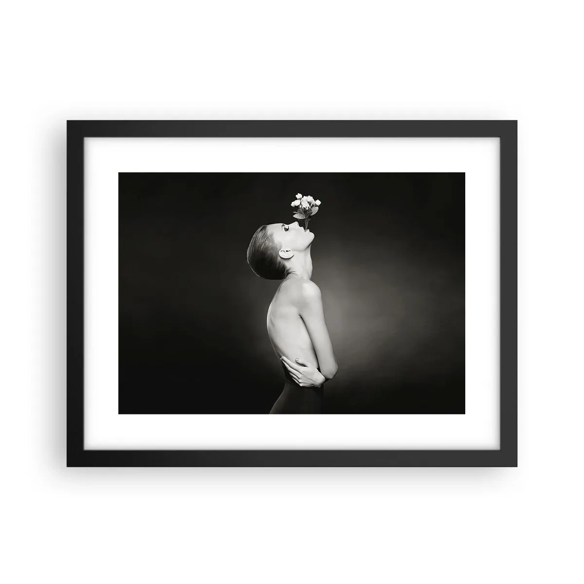 Plagát v čiernom ráme - Excentrická elegancia - 40x30 cm