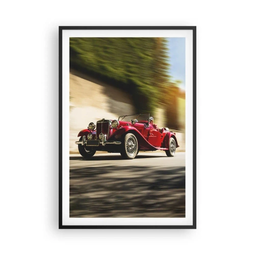 Plagát v čiernom ráme - Krajšia ako Níke Samotrácka - 61x91 cm