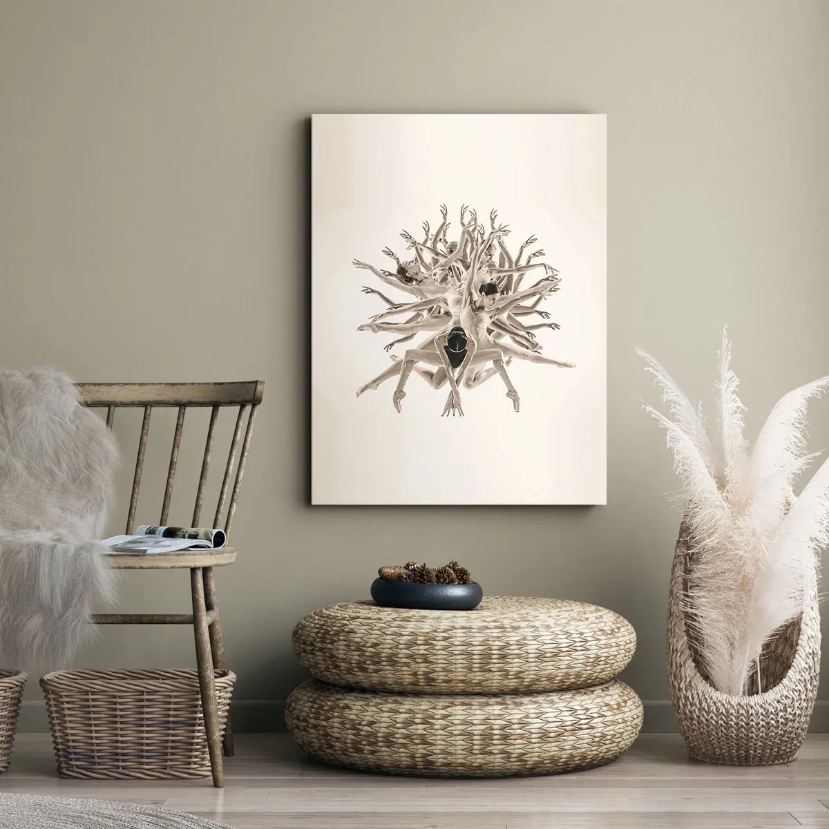 Obraz na plátne - Rozkvet v tanci - 45x80 cm