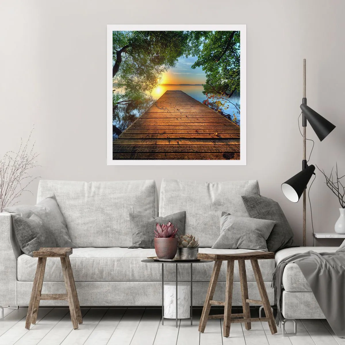 Plagát - Neponáhľaj sa, posaď sa - 50x50 cm