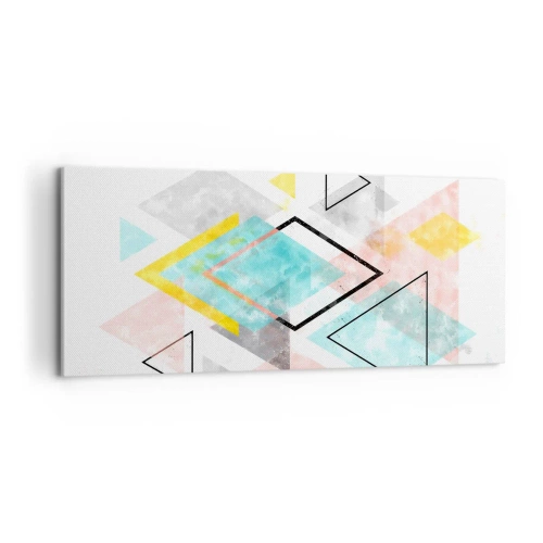 Obraz na plátne - Geometrická hračka - 100x40 cm