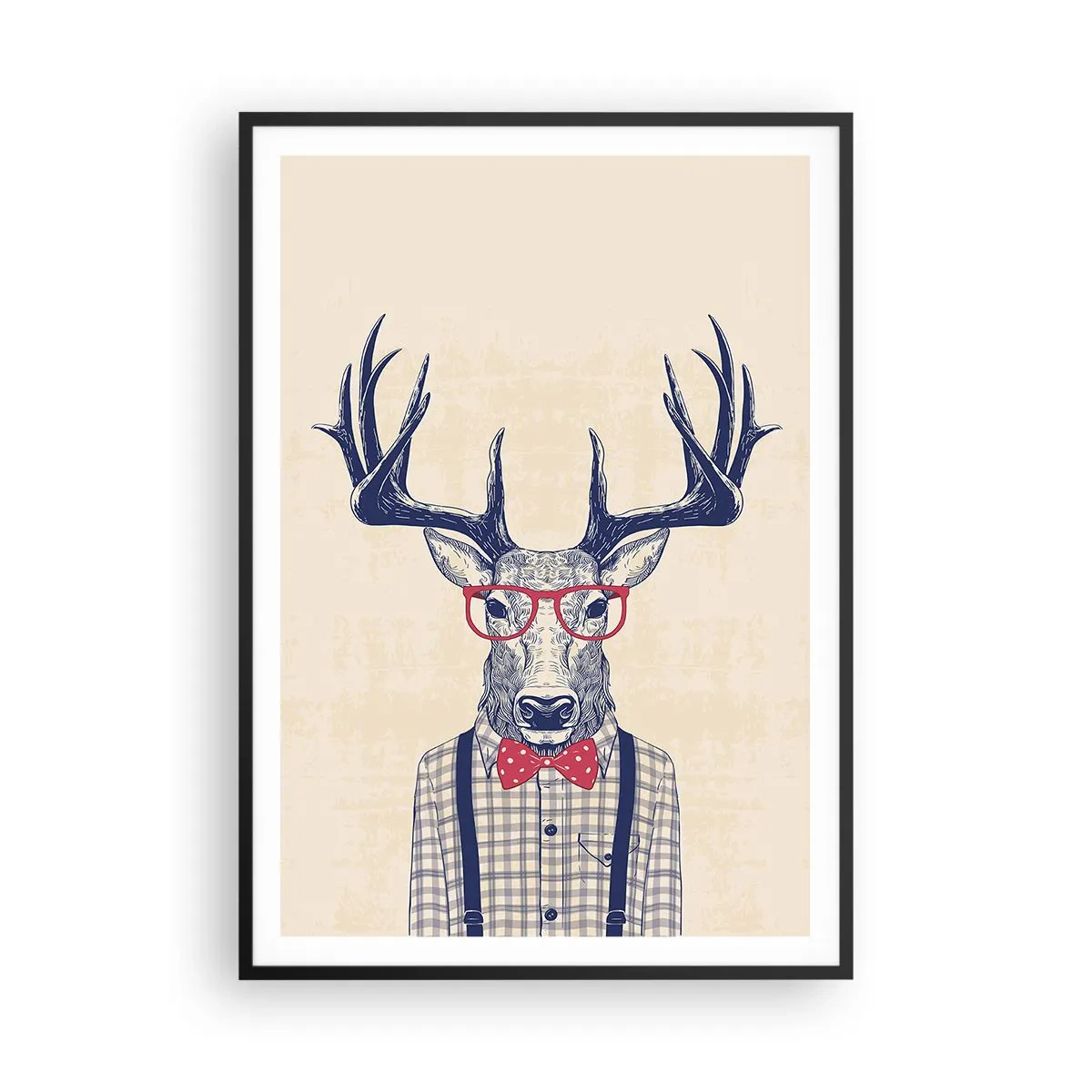 Plagát v čiernom ráme - Zábavná extravagancia - 70x100 cm