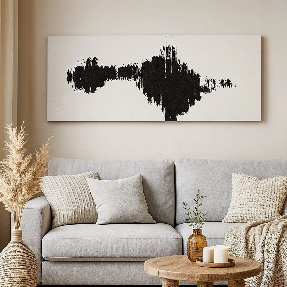 Obraz na plátne - Vibrácie predstavivosti - 100x40 cm